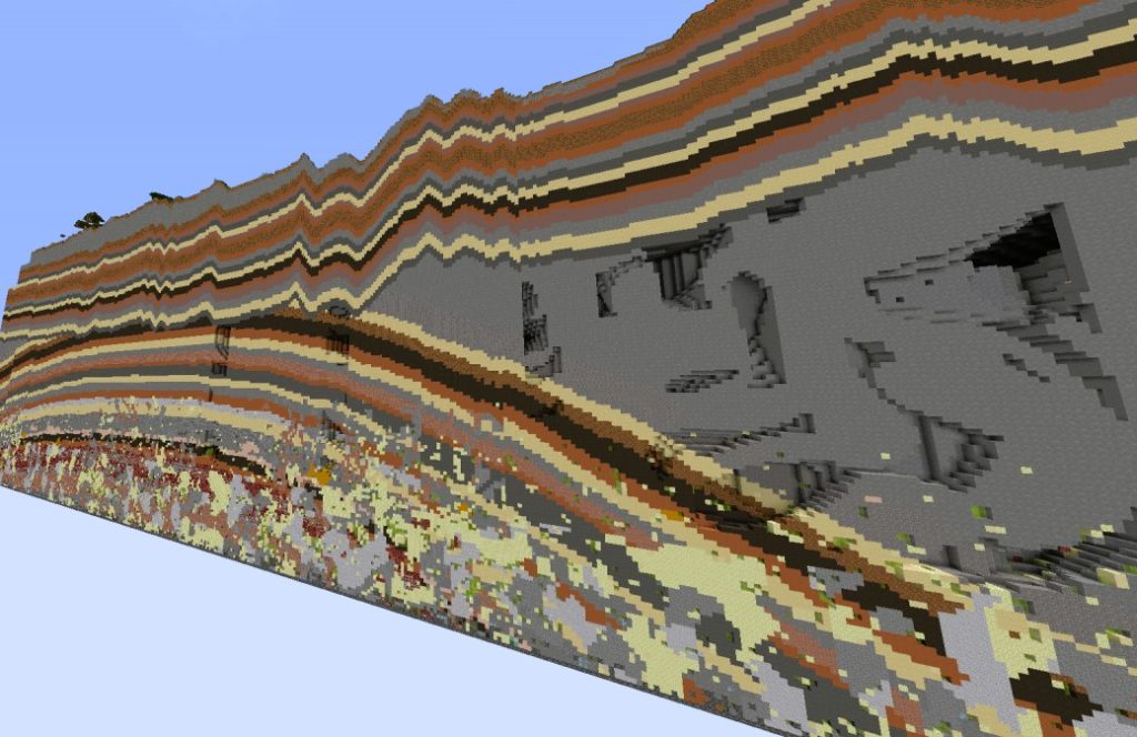 GEOMINECRAFT: A Realistic Geology